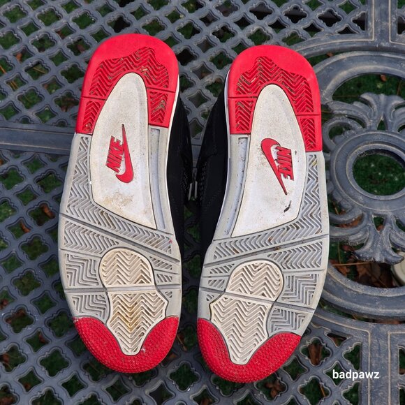 Men’s 12 Air Jordan 4 Retro OG 'Bred' 2019 - Picture 8 of 11